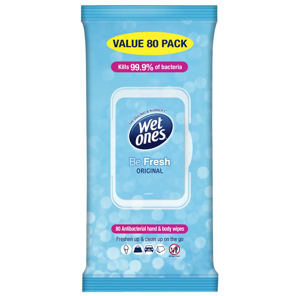 Wet Ones Be Fresh 80 Pack